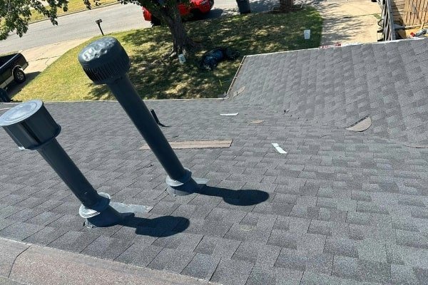 Roof inspection by trusted roofing company Oklahoma City crew